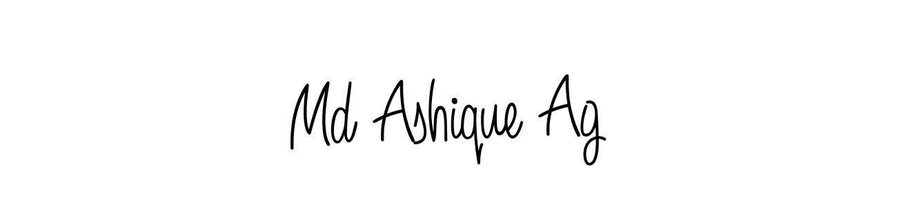 Make a short Md Ashique Ag signature style. Manage your documents anywhere anytime using Angelique-Rose-font-FFP. Create and add eSignatures, submit forms, share and send files easily. Md Ashique Ag signature style 5 images and pictures png