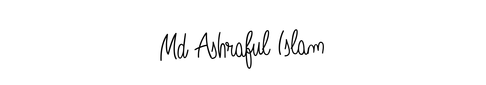 How to make Md Ashraful Islam name signature. Use Angelique-Rose-font-FFP style for creating short signs online. This is the latest handwritten sign. Md Ashraful Islam signature style 5 images and pictures png