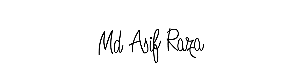 Create a beautiful signature design for name Md Asif Raza. With this signature (Angelique-Rose-font-FFP) fonts, you can make a handwritten signature for free. Md Asif Raza signature style 5 images and pictures png