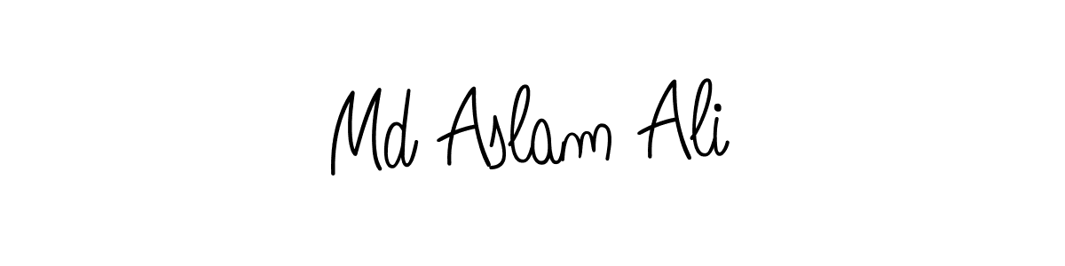 Create a beautiful signature design for name Md Aslam Ali. With this signature (Angelique-Rose-font-FFP) fonts, you can make a handwritten signature for free. Md Aslam Ali signature style 5 images and pictures png