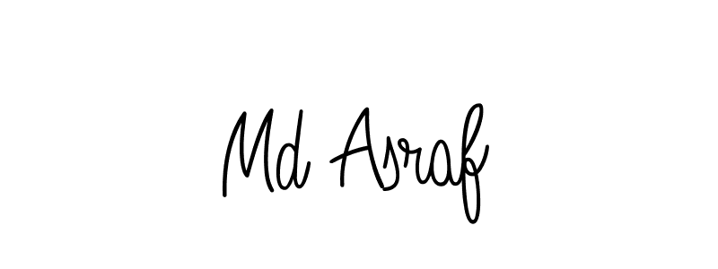 Md Asraf stylish signature style. Best Handwritten Sign (Angelique-Rose-font-FFP) for my name. Handwritten Signature Collection Ideas for my name Md Asraf. Md Asraf signature style 5 images and pictures png