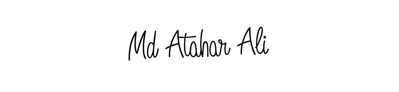 if you are searching for the best signature style for your name Md Atahar Ali. so please give up your signature search. here we have designed multiple signature styles  using Angelique-Rose-font-FFP. Md Atahar Ali signature style 5 images and pictures png