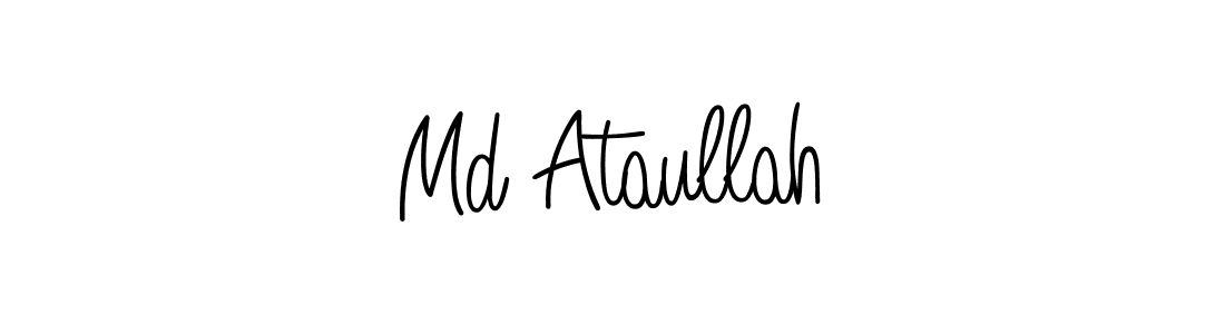 Make a short Md Ataullah signature style. Manage your documents anywhere anytime using Angelique-Rose-font-FFP. Create and add eSignatures, submit forms, share and send files easily. Md Ataullah signature style 5 images and pictures png