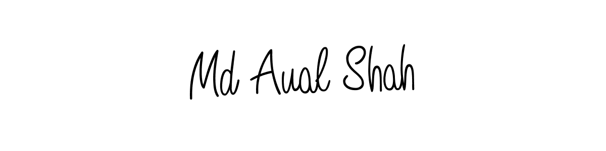 This is the best signature style for the Md Aual Shah name. Also you like these signature font (Angelique-Rose-font-FFP). Mix name signature. Md Aual Shah signature style 5 images and pictures png