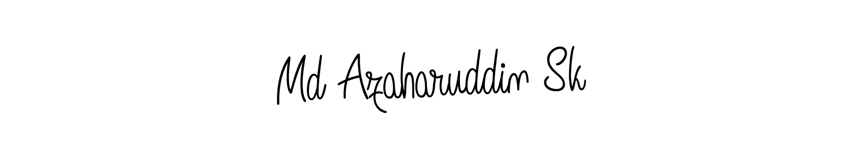 Create a beautiful signature design for name Md Azaharuddin Sk. With this signature (Angelique-Rose-font-FFP) fonts, you can make a handwritten signature for free. Md Azaharuddin Sk signature style 5 images and pictures png