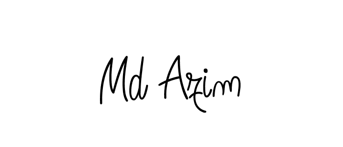 Also You can easily find your signature by using the search form. We will create Md Azim name handwritten signature images for you free of cost using Angelique-Rose-font-FFP sign style. Md Azim signature style 5 images and pictures png