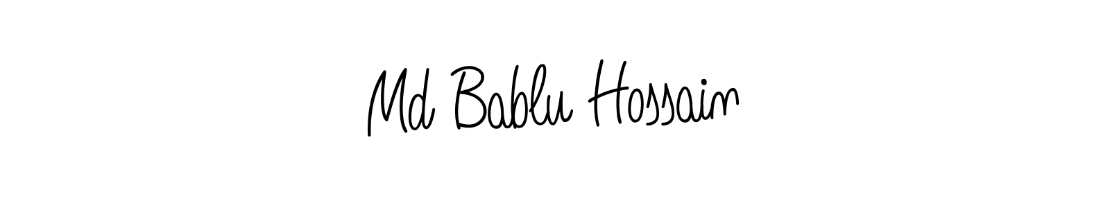 How to make Md Bablu Hossain signature? Angelique-Rose-font-FFP is a professional autograph style. Create handwritten signature for Md Bablu Hossain name. Md Bablu Hossain signature style 5 images and pictures png