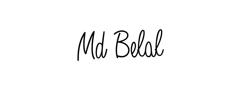 Make a beautiful signature design for name Md Belal. With this signature (Angelique-Rose-font-FFP) style, you can create a handwritten signature for free. Md Belal signature style 5 images and pictures png