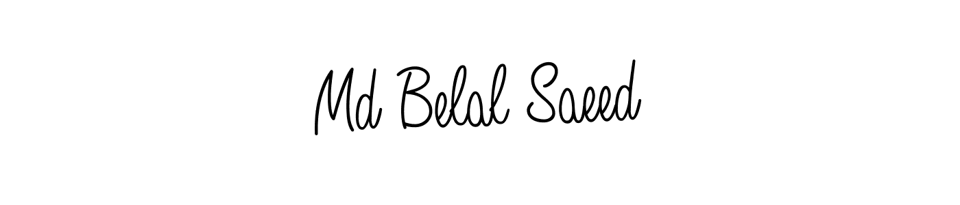 Also we have Md Belal Saeed name is the best signature style. Create professional handwritten signature collection using Angelique-Rose-font-FFP autograph style. Md Belal Saeed signature style 5 images and pictures png