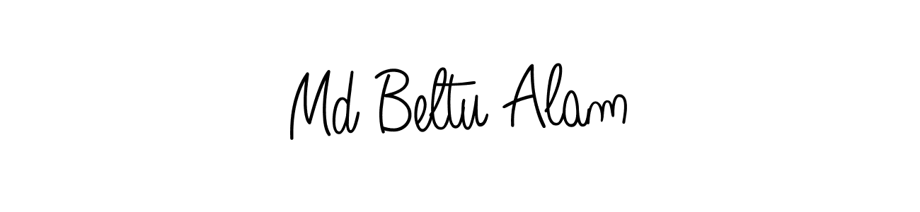 Make a beautiful signature design for name Md Beltu Alam. With this signature (Angelique-Rose-font-FFP) style, you can create a handwritten signature for free. Md Beltu Alam signature style 5 images and pictures png