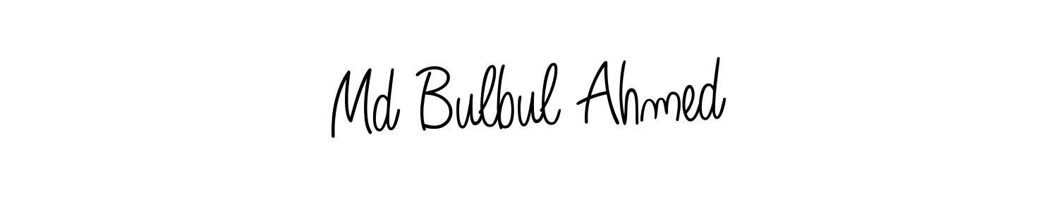 Design your own signature with our free online signature maker. With this signature software, you can create a handwritten (Angelique-Rose-font-FFP) signature for name Md Bulbul Ahmed. Md Bulbul Ahmed signature style 5 images and pictures png