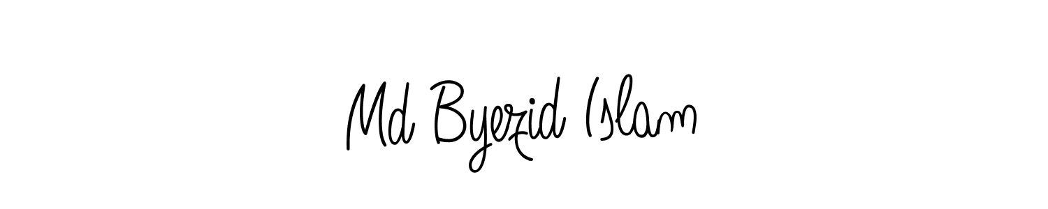 How to make Md Byezid Islam name signature. Use Angelique-Rose-font-FFP style for creating short signs online. This is the latest handwritten sign. Md Byezid Islam signature style 5 images and pictures png