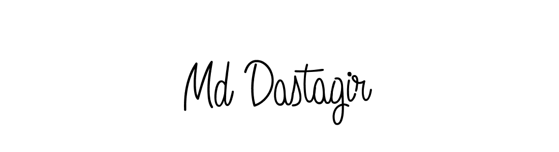 Create a beautiful signature design for name Md Dastagir. With this signature (Angelique-Rose-font-FFP) fonts, you can make a handwritten signature for free. Md Dastagir signature style 5 images and pictures png