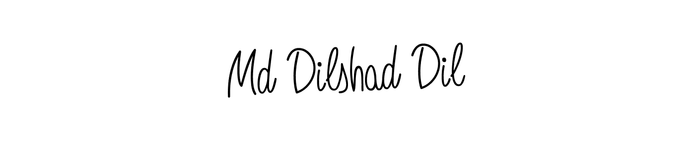 Also we have Md Dilshad Dil name is the best signature style. Create professional handwritten signature collection using Angelique-Rose-font-FFP autograph style. Md Dilshad Dil signature style 5 images and pictures png