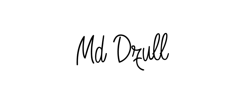 How to Draw Md Dzull signature style? Angelique-Rose-font-FFP is a latest design signature styles for name Md Dzull. Md Dzull signature style 5 images and pictures png