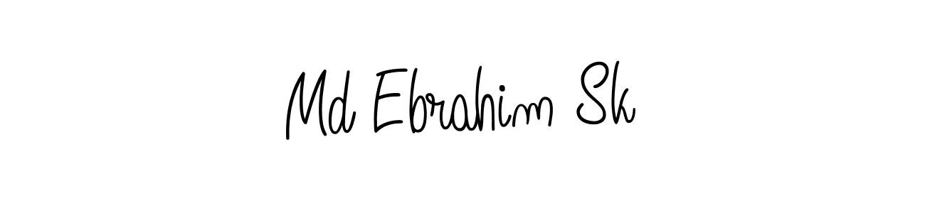 Md Ebrahim Sk stylish signature style. Best Handwritten Sign (Angelique-Rose-font-FFP) for my name. Handwritten Signature Collection Ideas for my name Md Ebrahim Sk. Md Ebrahim Sk signature style 5 images and pictures png