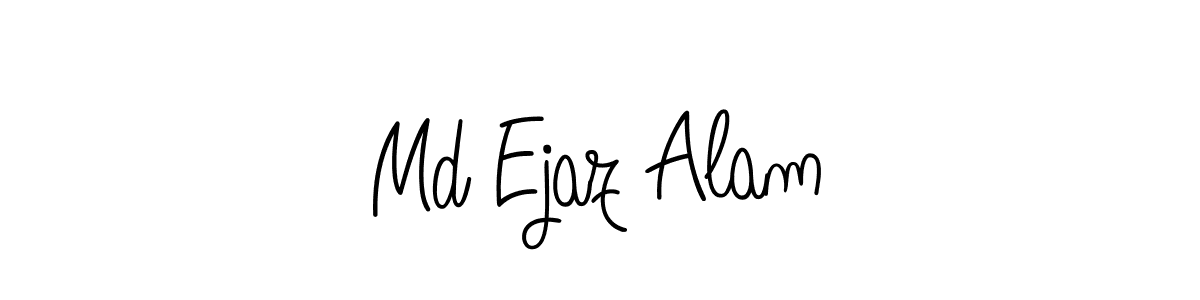 How to Draw Md Ejaz Alam signature style? Angelique-Rose-font-FFP is a latest design signature styles for name Md Ejaz Alam. Md Ejaz Alam signature style 5 images and pictures png