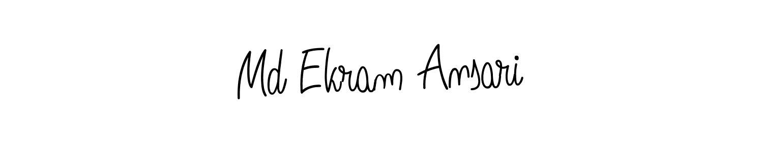 You can use this online signature creator to create a handwritten signature for the name Md Ekram Ansari. This is the best online autograph maker. Md Ekram Ansari signature style 5 images and pictures png