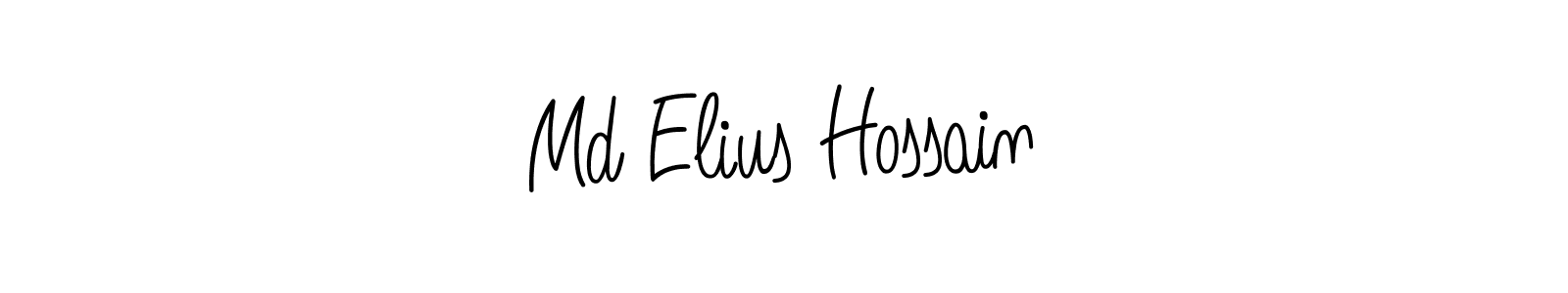 if you are searching for the best signature style for your name Md Elius Hossain. so please give up your signature search. here we have designed multiple signature styles  using Angelique-Rose-font-FFP. Md Elius Hossain signature style 5 images and pictures png