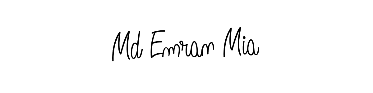 See photos of Md Emran Mia official signature by Spectra . Check more albums & portfolios. Read reviews & check more about Angelique-Rose-font-FFP font. Md Emran Mia signature style 5 images and pictures png