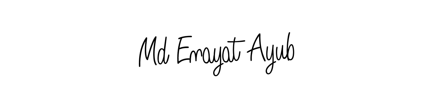 Make a beautiful signature design for name Md Enayat Ayub. Use this online signature maker to create a handwritten signature for free. Md Enayat Ayub signature style 5 images and pictures png