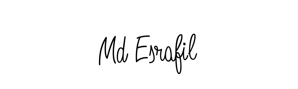 Design your own signature with our free online signature maker. With this signature software, you can create a handwritten (Angelique-Rose-font-FFP) signature for name Md Esrafil. Md Esrafil signature style 5 images and pictures png
