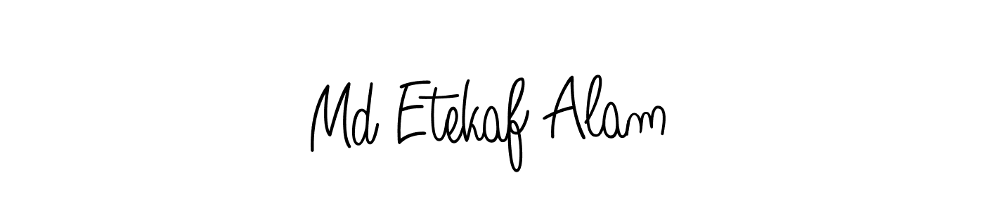 Make a beautiful signature design for name Md Etekaf Alam. With this signature (Angelique-Rose-font-FFP) style, you can create a handwritten signature for free. Md Etekaf Alam signature style 5 images and pictures png