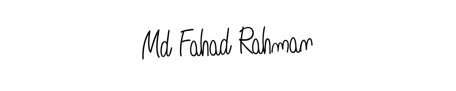 Check out images of Autograph of Md Fahad Rahman name. Actor Md Fahad Rahman Signature Style. Angelique-Rose-font-FFP is a professional sign style online. Md Fahad Rahman signature style 5 images and pictures png