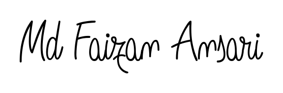 An effortless, minimalist signature concept for Md Faizan Ansari using Angelique-Rose-font-FFP design. Clean lines that look great on any document. Md Faizan Ansari signature style 5 images and pictures png