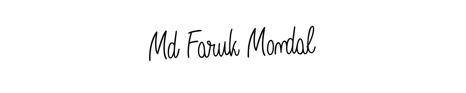 You can use this online signature creator to create a handwritten signature for the name Md Faruk Mondal. This is the best online autograph maker. Md Faruk Mondal signature style 5 images and pictures png