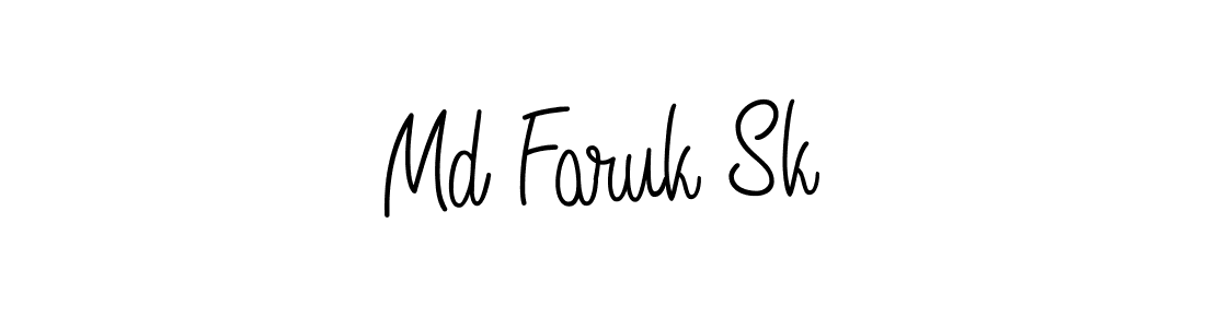 How to Draw Md Faruk Sk signature style? Angelique-Rose-font-FFP is a latest design signature styles for name Md Faruk Sk. Md Faruk Sk signature style 5 images and pictures png