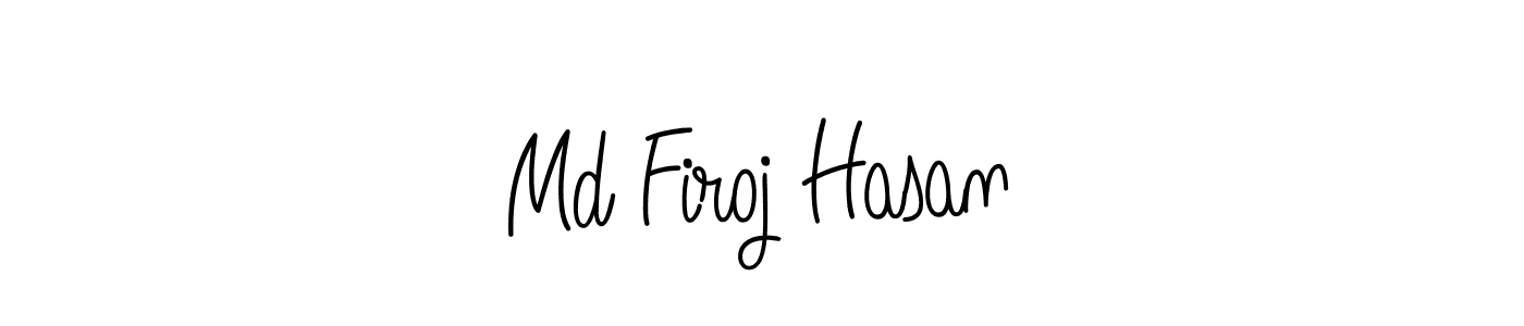 Similarly Angelique-Rose-font-FFP is the best handwritten signature design. Signature creator online .You can use it as an online autograph creator for name Md Firoj Hasan. Md Firoj Hasan signature style 5 images and pictures png