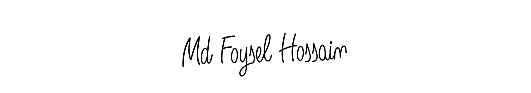 Use a signature maker to create a handwritten signature online. With this signature software, you can design (Angelique-Rose-font-FFP) your own signature for name Md Foysel Hossain. Md Foysel Hossain signature style 5 images and pictures png