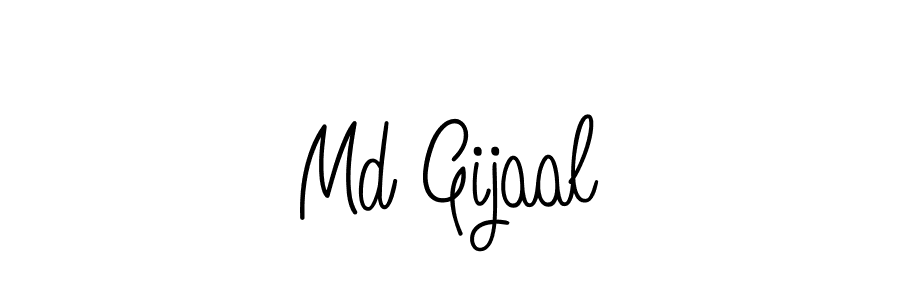 Create a beautiful signature design for name Md Gijaal. With this signature (Angelique-Rose-font-FFP) fonts, you can make a handwritten signature for free. Md Gijaal signature style 5 images and pictures png