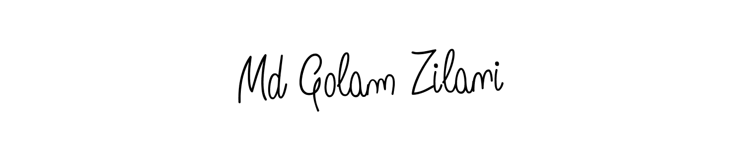 Make a beautiful signature design for name Md Golam Zilani. With this signature (Angelique-Rose-font-FFP) style, you can create a handwritten signature for free. Md Golam Zilani signature style 5 images and pictures png