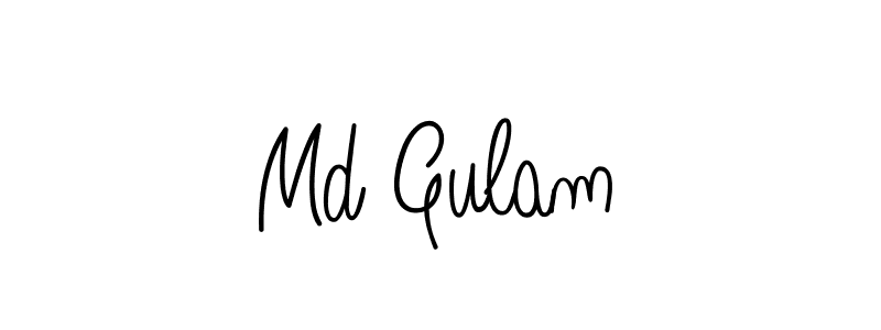 if you are searching for the best signature style for your name Md Gulam. so please give up your signature search. here we have designed multiple signature styles  using Angelique-Rose-font-FFP. Md Gulam signature style 5 images and pictures png