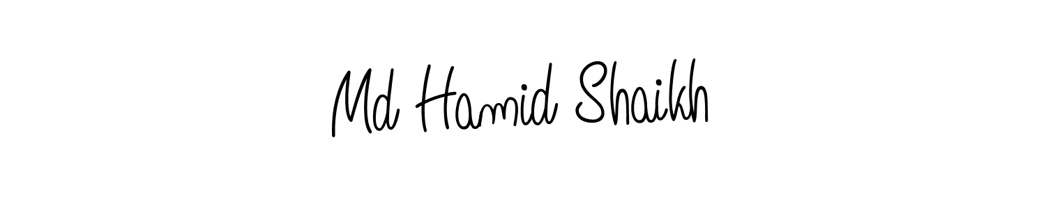 It looks lik you need a new signature style for name Md Hamid Shaikh. Design unique handwritten (Angelique-Rose-font-FFP) signature with our free signature maker in just a few clicks. Md Hamid Shaikh signature style 5 images and pictures png