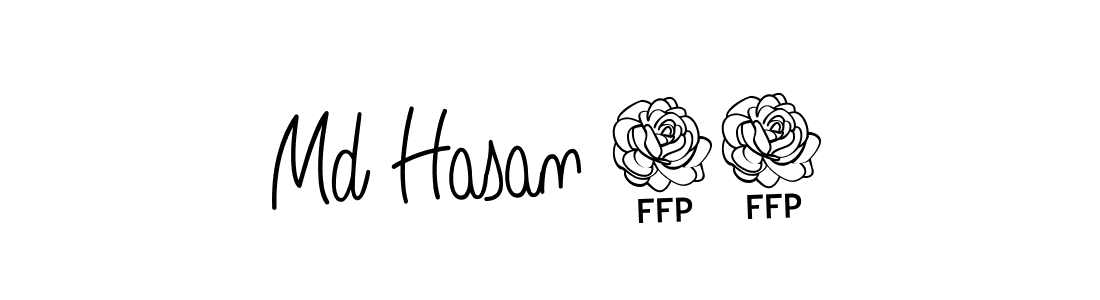 Md Hasan 07 stylish signature style. Best Handwritten Sign (Angelique-Rose-font-FFP) for my name. Handwritten Signature Collection Ideas for my name Md Hasan 07. Md Hasan 07 signature style 5 images and pictures png