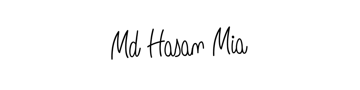 How to Draw Md Hasan Mia signature style? Angelique-Rose-font-FFP is a latest design signature styles for name Md Hasan Mia. Md Hasan Mia signature style 5 images and pictures png