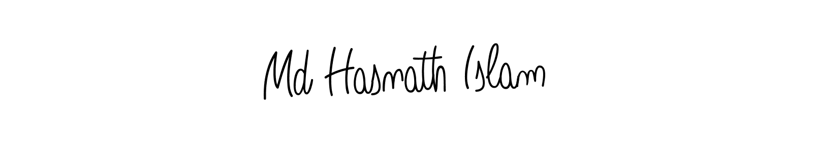 Make a beautiful signature design for name Md Hasnath Islam. With this signature (Angelique-Rose-font-FFP) style, you can create a handwritten signature for free. Md Hasnath Islam signature style 5 images and pictures png