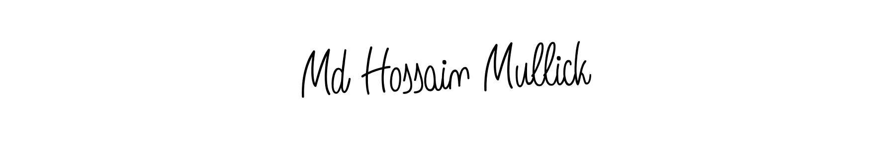 if you are searching for the best signature style for your name Md Hossain Mullick. so please give up your signature search. here we have designed multiple signature styles  using Angelique-Rose-font-FFP. Md Hossain Mullick signature style 5 images and pictures png