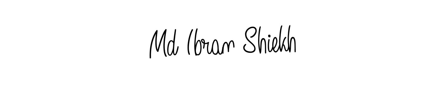 if you are searching for the best signature style for your name Md Ibran Shiekh. so please give up your signature search. here we have designed multiple signature styles  using Angelique-Rose-font-FFP. Md Ibran Shiekh signature style 5 images and pictures png