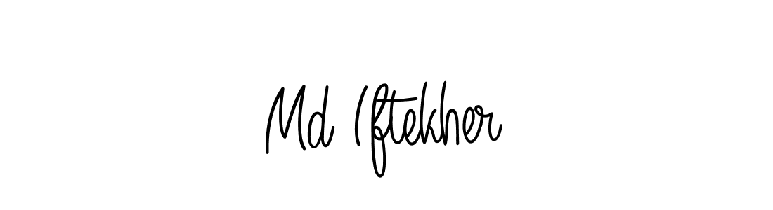 How to make Md Iftekher signature? Angelique-Rose-font-FFP is a professional autograph style. Create handwritten signature for Md Iftekher name. Md Iftekher signature style 5 images and pictures png