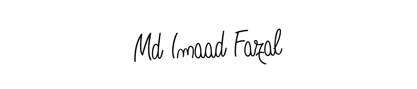 Once you've used our free online signature maker to create your best signature Angelique-Rose-font-FFP style, it's time to enjoy all of the benefits that Md Imaad Fazal name signing documents. Md Imaad Fazal signature style 5 images and pictures png