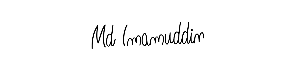 Md Imamuddin stylish signature style. Best Handwritten Sign (Angelique-Rose-font-FFP) for my name. Handwritten Signature Collection Ideas for my name Md Imamuddin. Md Imamuddin signature style 5 images and pictures png