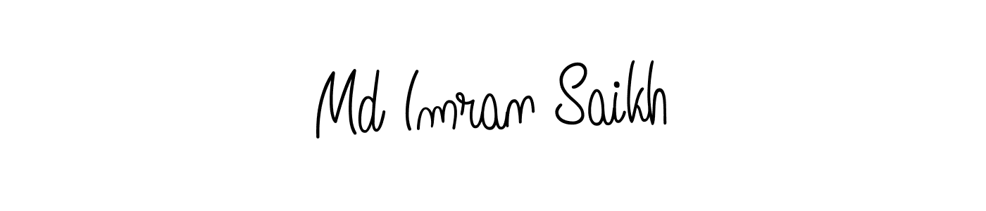 Also we have Md Imran Saikh name is the best signature style. Create professional handwritten signature collection using Angelique-Rose-font-FFP autograph style. Md Imran Saikh signature style 5 images and pictures png