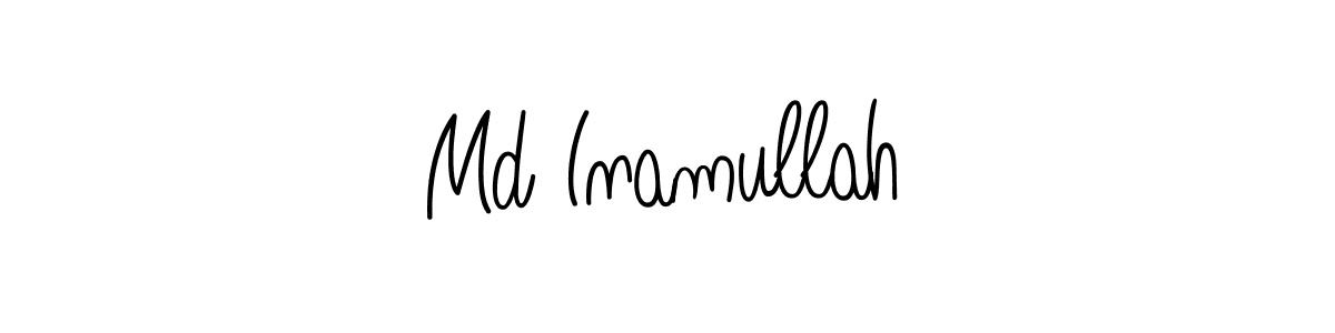 Also we have Md Inamullah name is the best signature style. Create professional handwritten signature collection using Angelique-Rose-font-FFP autograph style. Md Inamullah signature style 5 images and pictures png