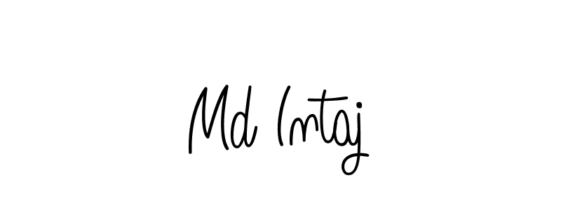 Also we have Md Intaj name is the best signature style. Create professional handwritten signature collection using Angelique-Rose-font-FFP autograph style. Md Intaj signature style 5 images and pictures png