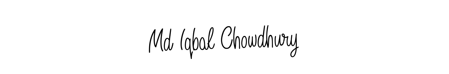 Md Iqbal Chowdhury stylish signature style. Best Handwritten Sign (Angelique-Rose-font-FFP) for my name. Handwritten Signature Collection Ideas for my name Md Iqbal Chowdhury. Md Iqbal Chowdhury signature style 5 images and pictures png