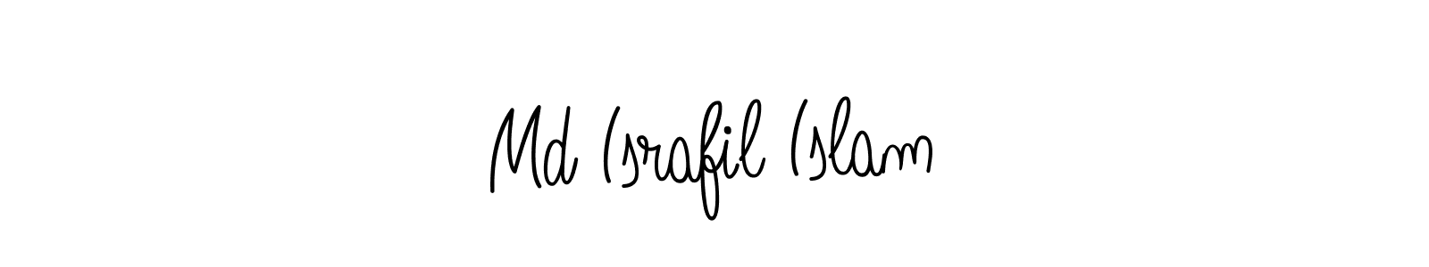 Make a beautiful signature design for name Md Israfil Islam. With this signature (Angelique-Rose-font-FFP) style, you can create a handwritten signature for free. Md Israfil Islam signature style 5 images and pictures png